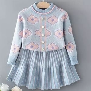 NEW Girls Matching Sweater & Skirt Set